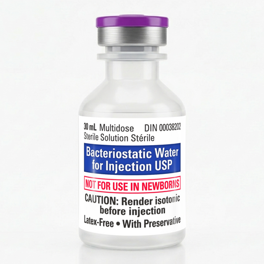 Diamond Peptides USP-grade bacteriostatic water 30 mL vial
