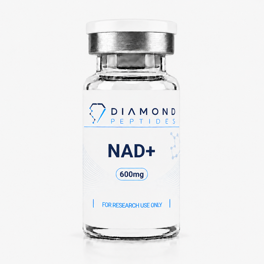 Diamond Peptides NAD+ 600mg research-grade coenzyme vial