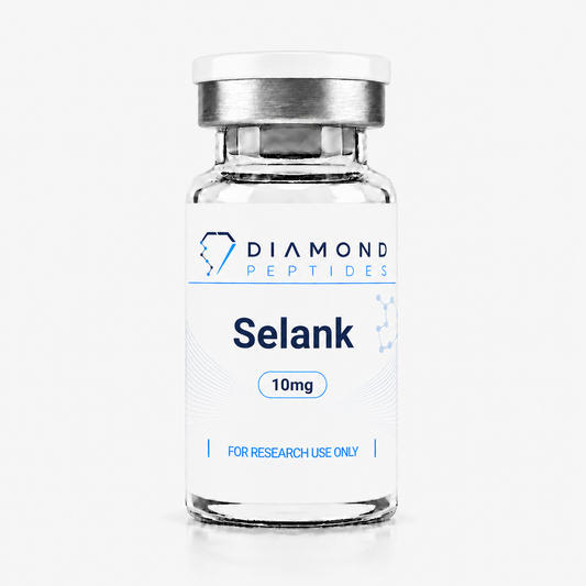 Diamond Peptides Selank 10mg research peptide vial
